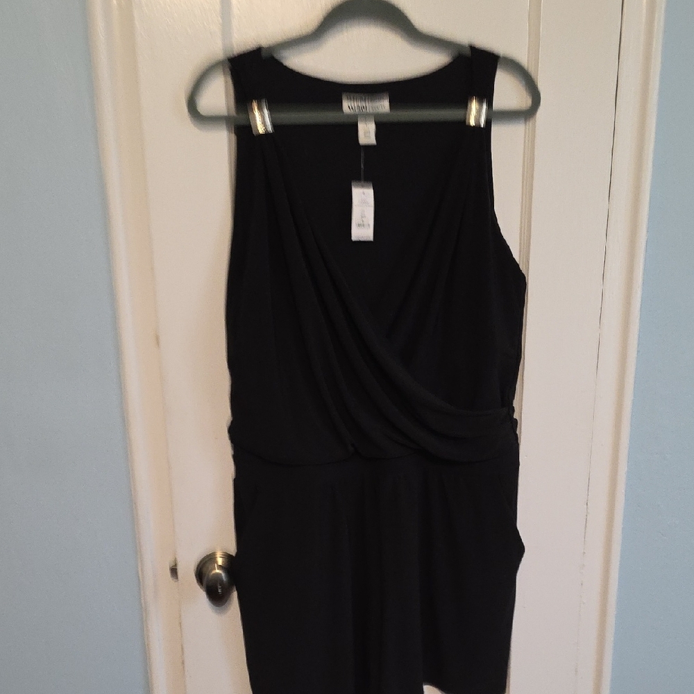 White House Black Market Black Sheath Mini Dress
